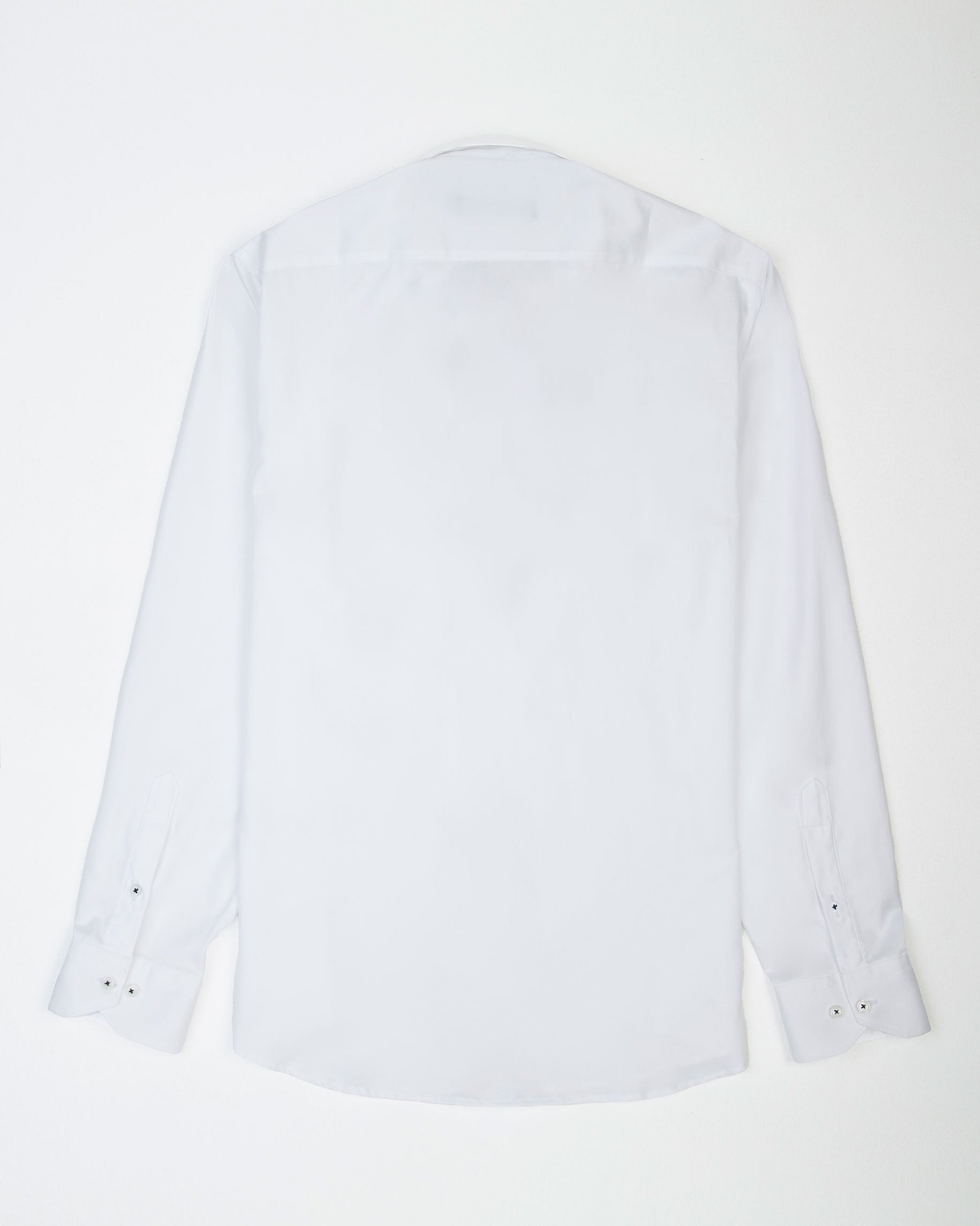 CAMISA OXFORD HILADILLO LEONE ALGODÓN BLANCO_01440